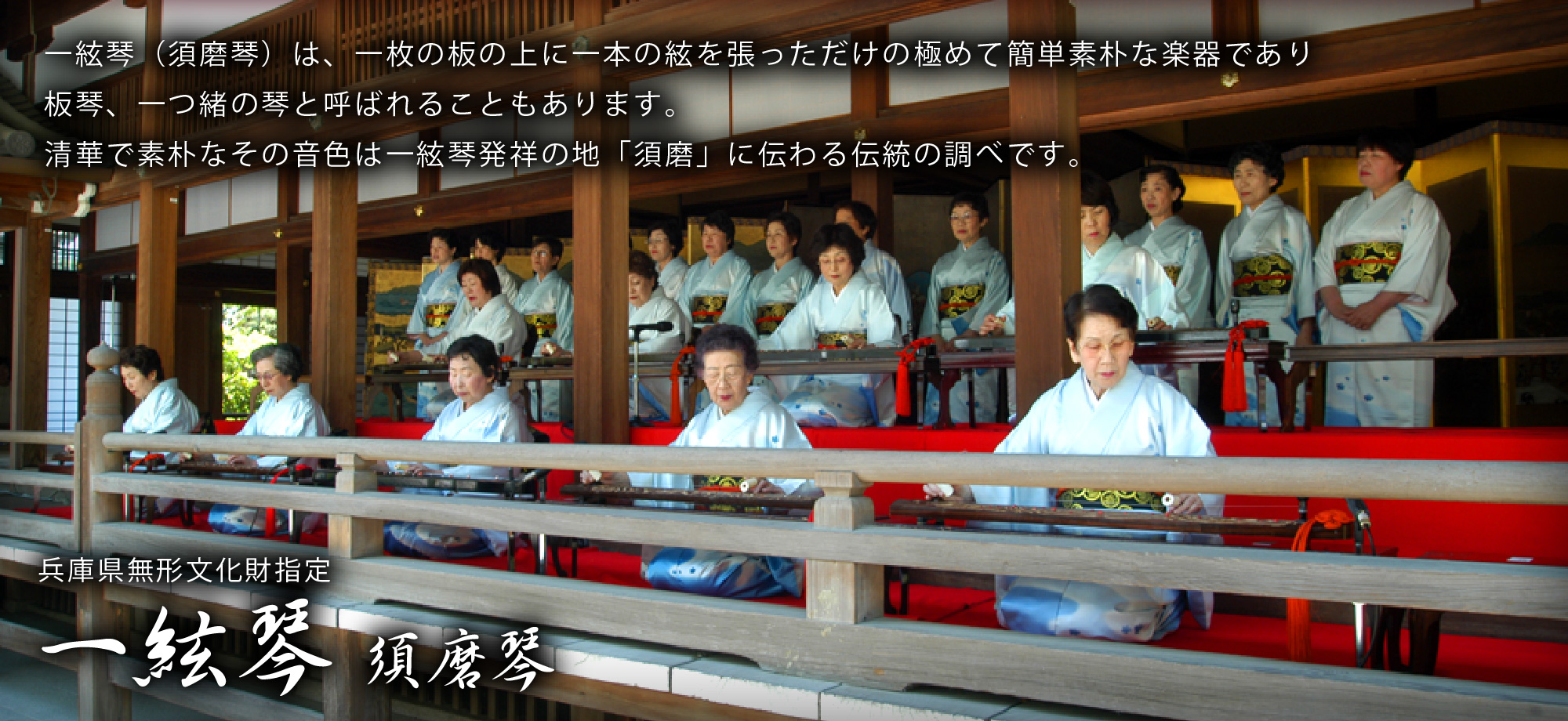 兵庫県無形文化財指定 一絃琴 須磨琴